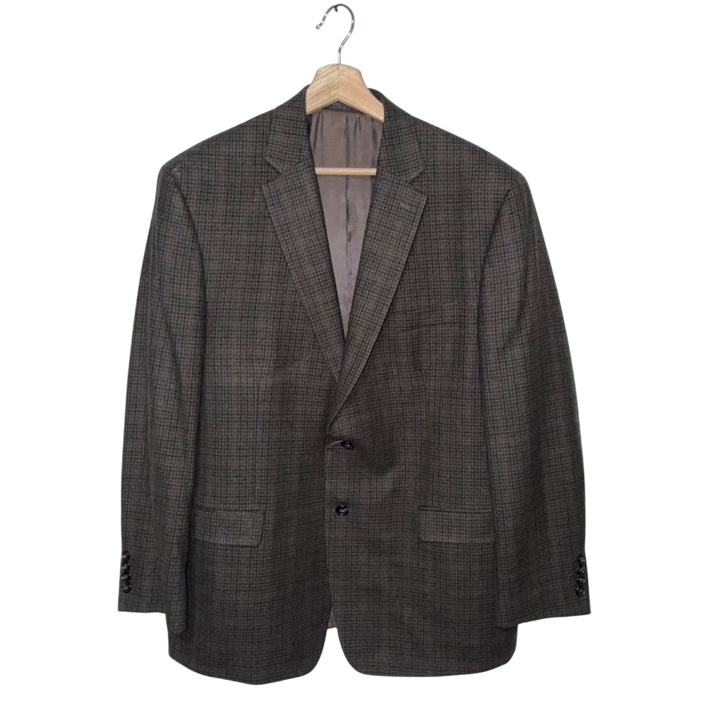 Lauren Ralph Lauren Women's Plaid‎ Sport Coat Jacket Brown Blazer